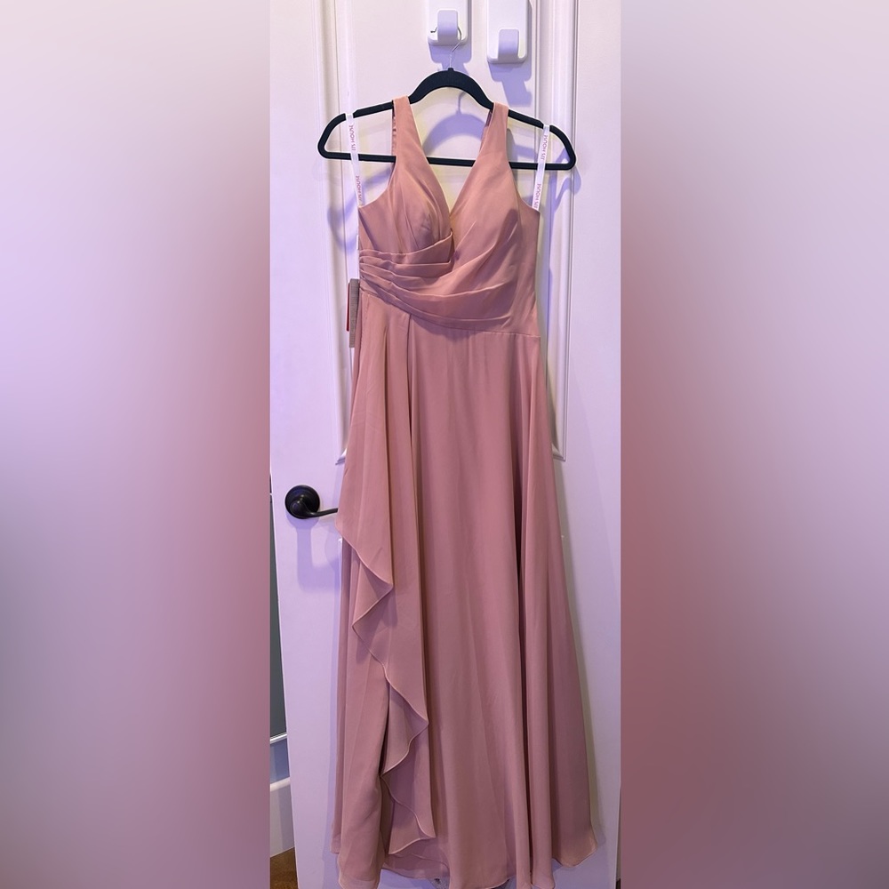 JJ’s House, brand new with tags, dusty rose bridesmaids dress!